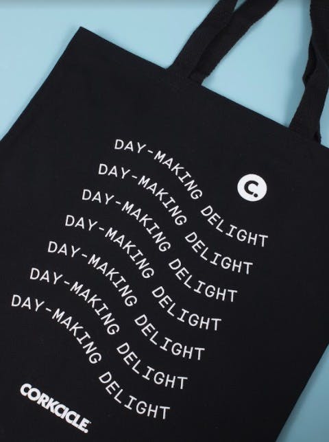 Custom tote bag for Corkcicle. Custom tote bag for Corkcicle.